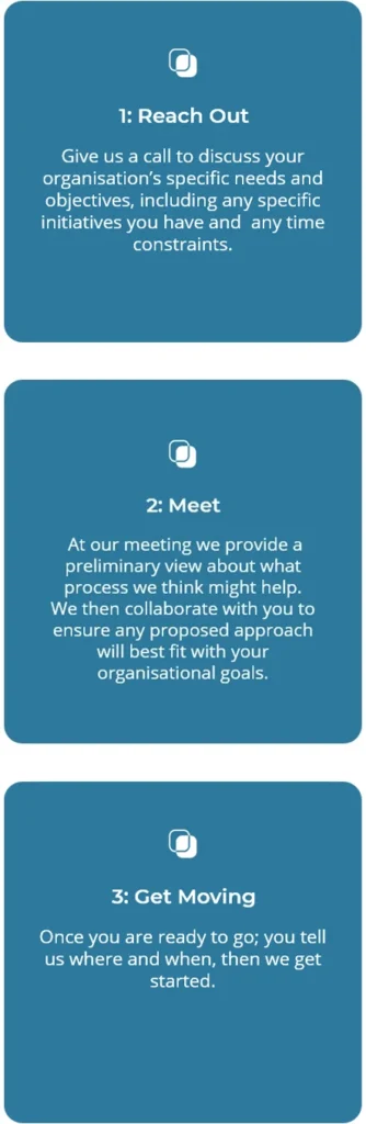 Reach Out; Meet; Get Moving Reach Out; Meet; Get Moving
